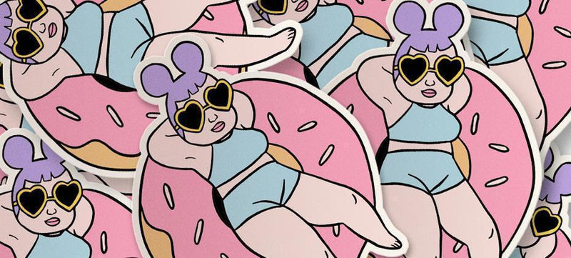 How to create custom shaped stickers using Photoshop