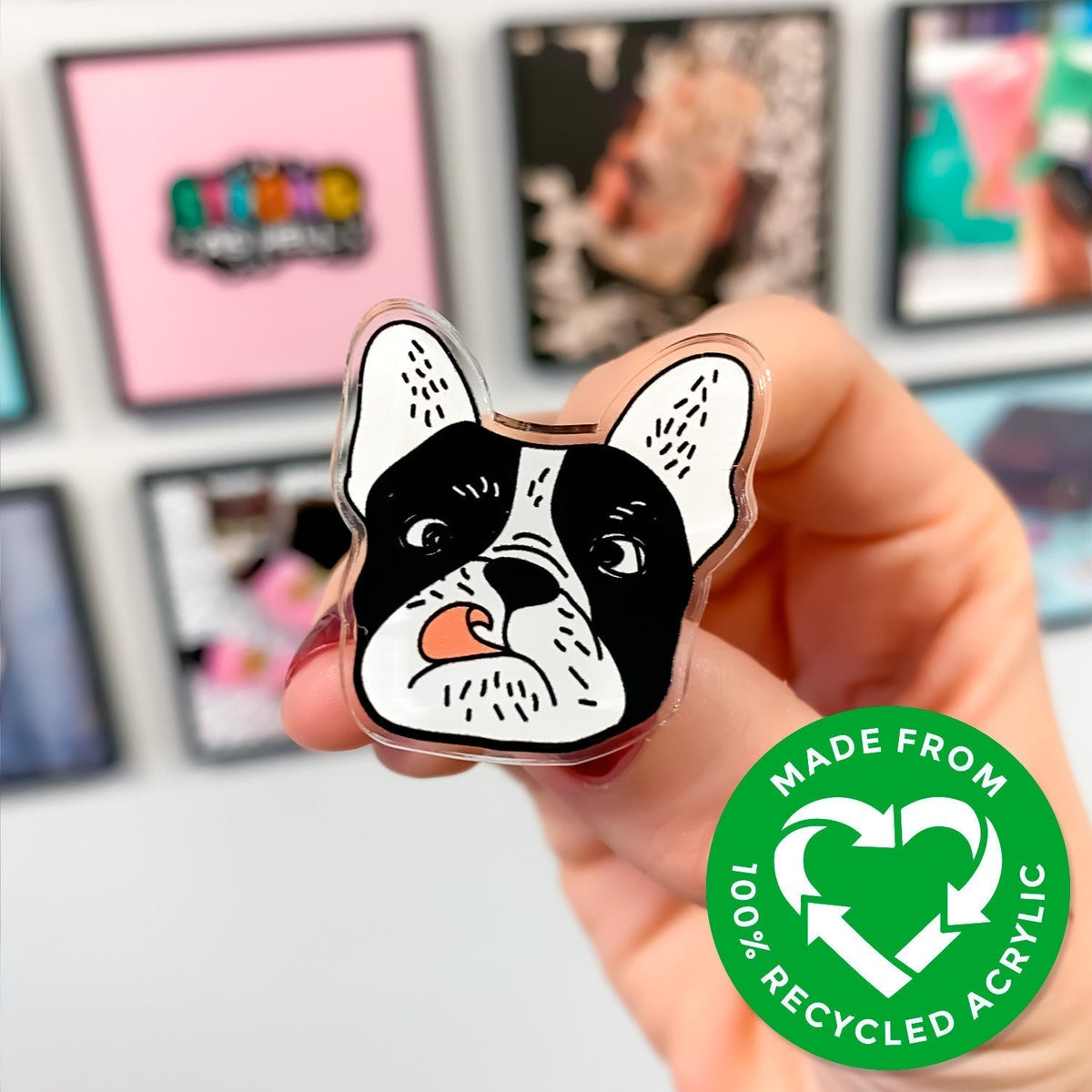 Zap! Creatives Acrylic Pins - Quantity 10