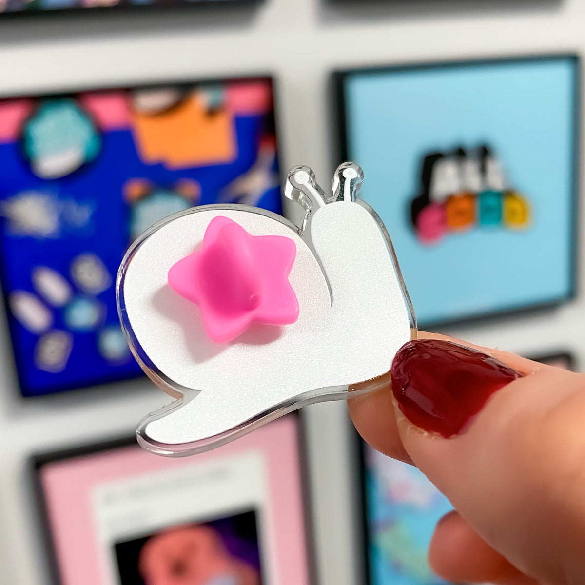 Zap! Creatives Acrylic Pins - Quantity 10