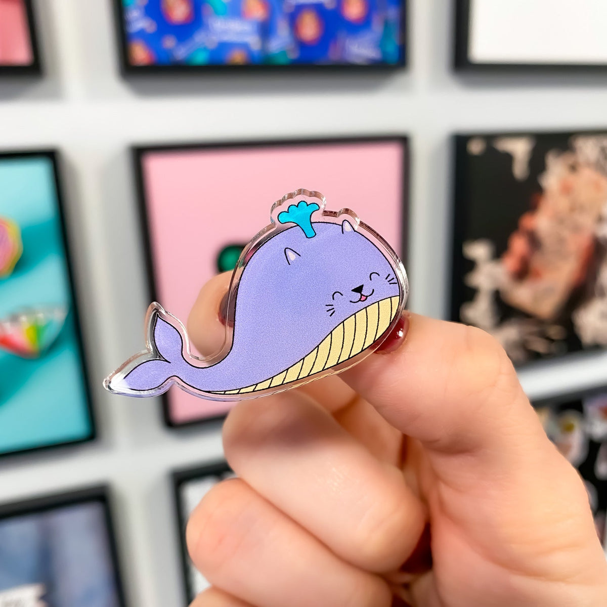 Zap! Creatives Acrylic Pins - Quantity 10