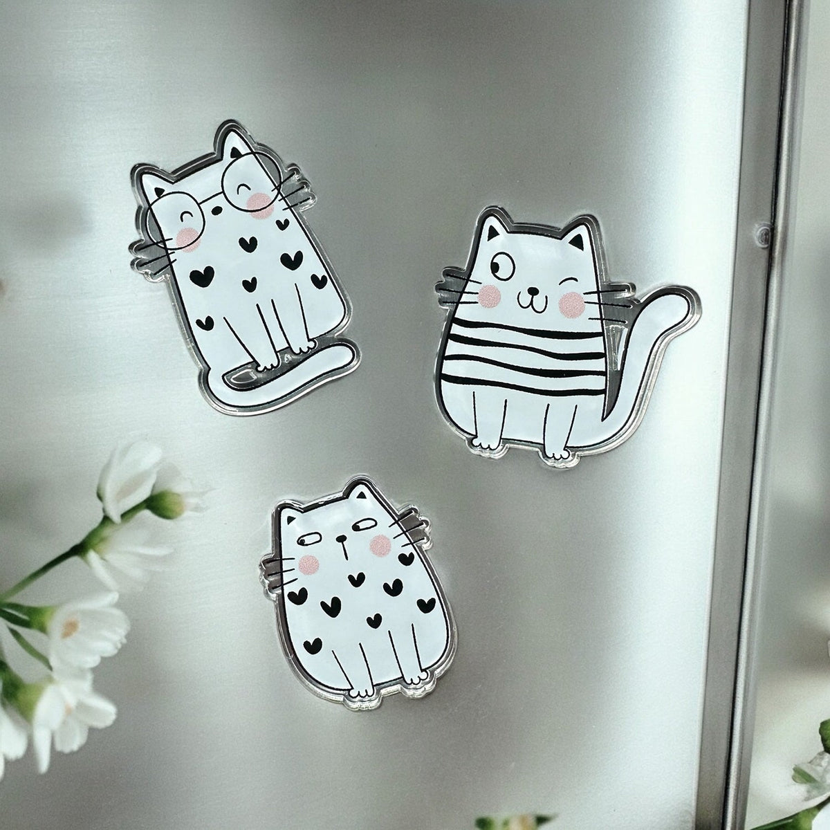 Zap! Creatives Clear Acrylic Magnets
