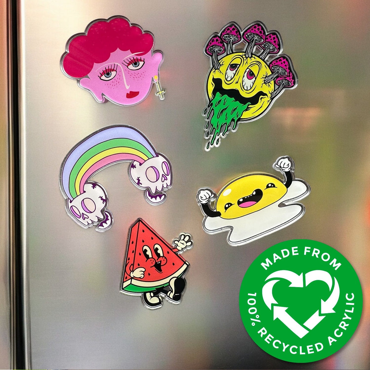Zap! Creatives Clear Acrylic Magnets