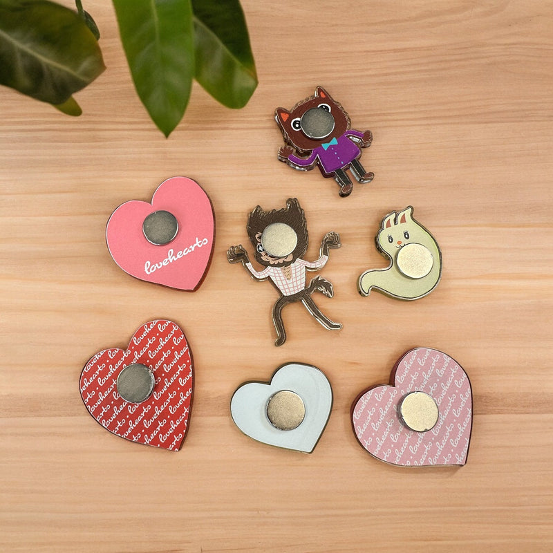 Zap! Creatives Clear Acrylic Magnets