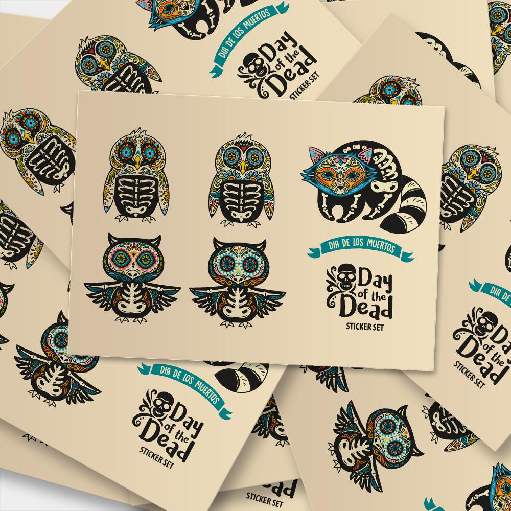 Zap! Creatives Decorative Stickers Eco Paper Sticker Sheets - Quantity 25