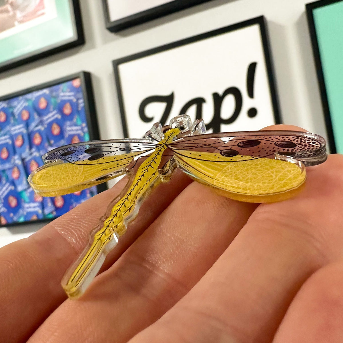 Zap! Creatives Double Layered Clear Acrylic Charms