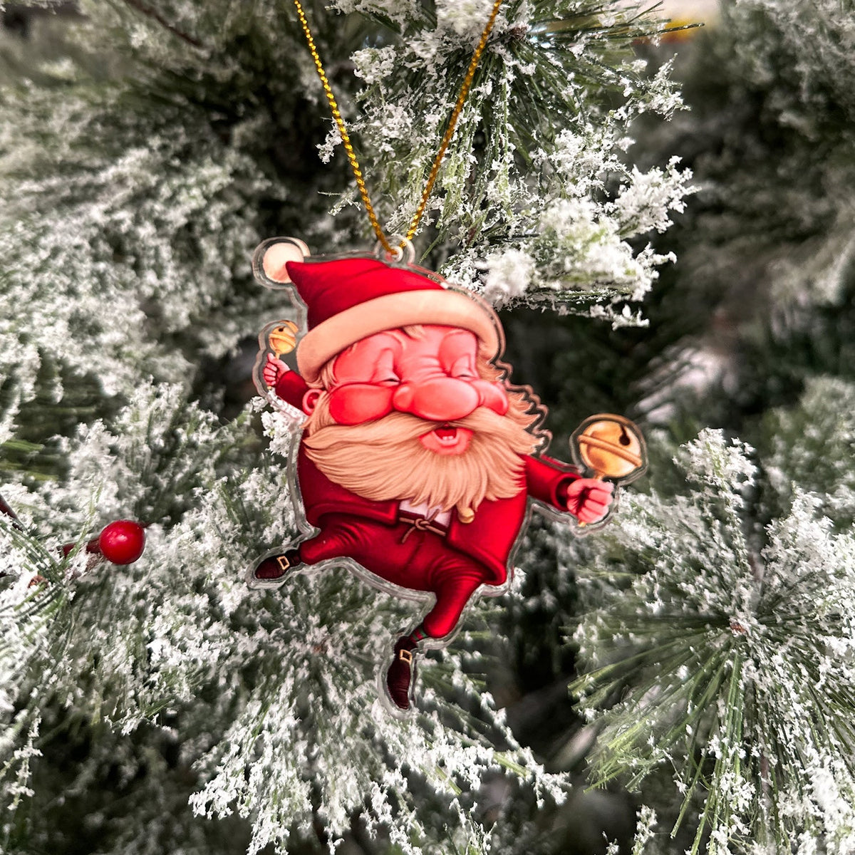 Zap! Creatives Festive Acrylic Tree Decorations