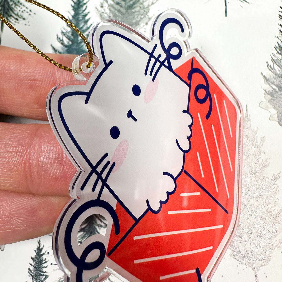 Zap! Creatives Festive Acrylic Tree Decorations