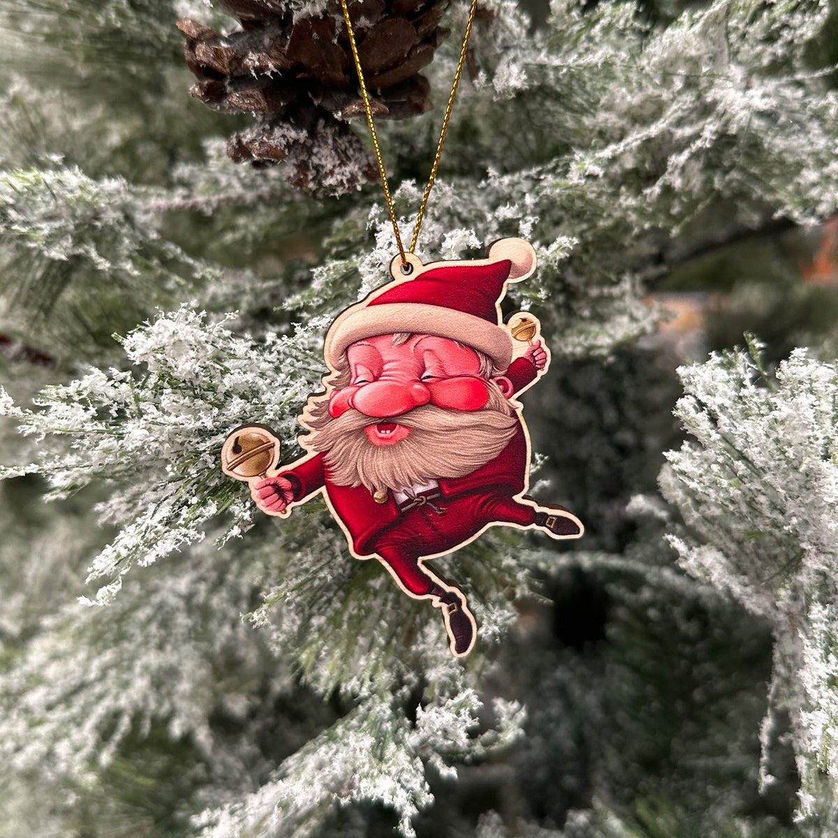 Zap! Creatives Festive Wooden Tree Decorations