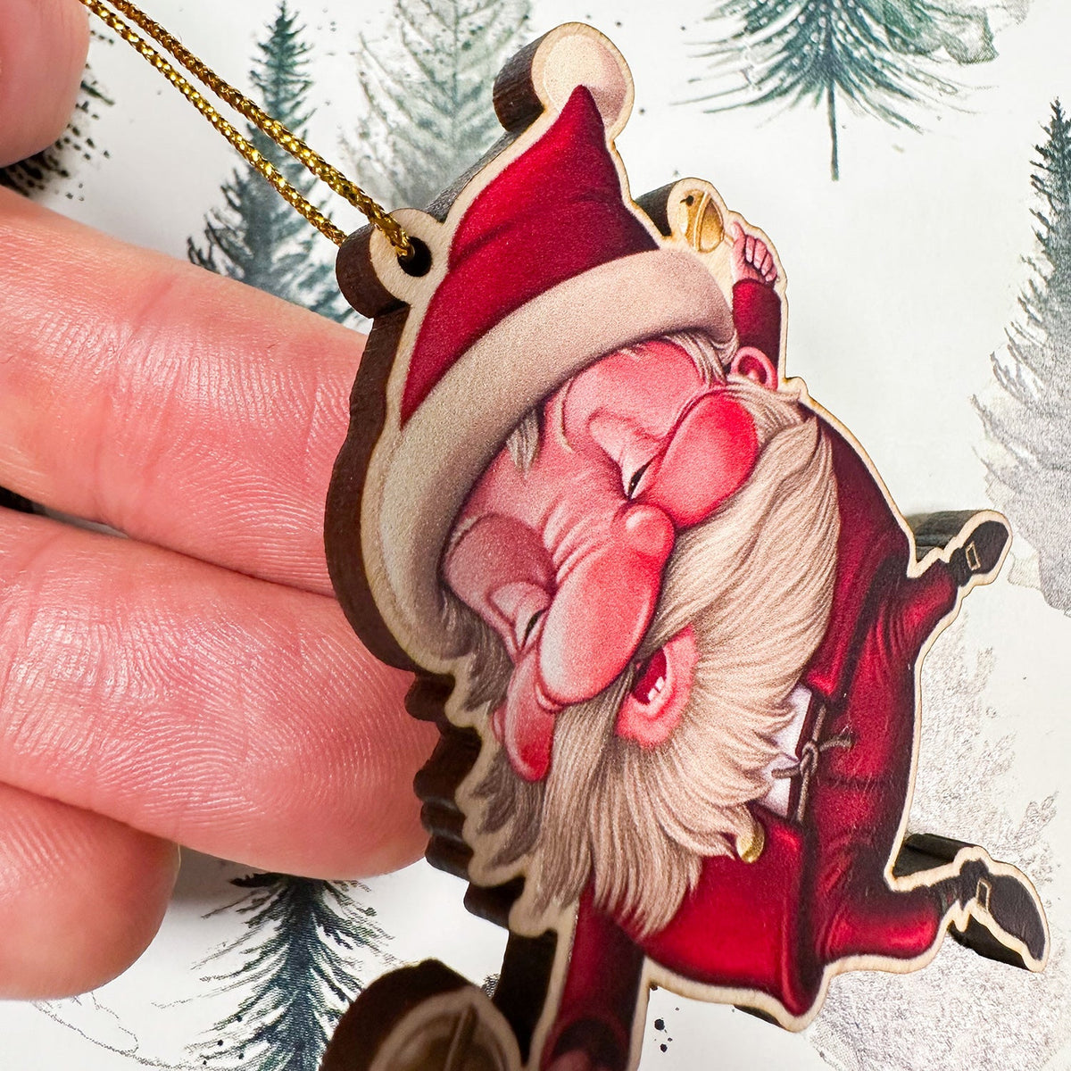 Zap! Creatives Festive Wooden Tree Decorations