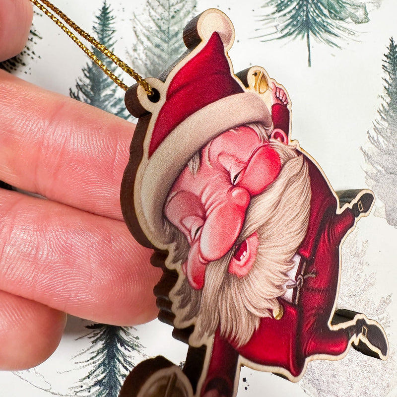Zap! Creatives Festive Wooden Tree Decorations