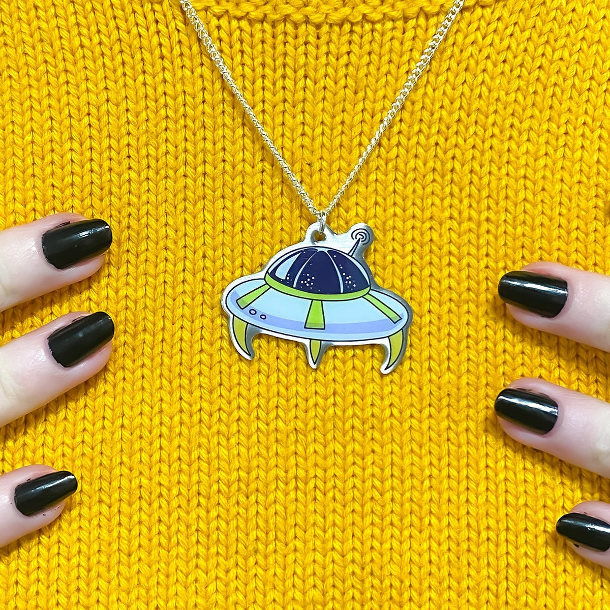 Zap! Creatives Printed Metal Necklace Charms