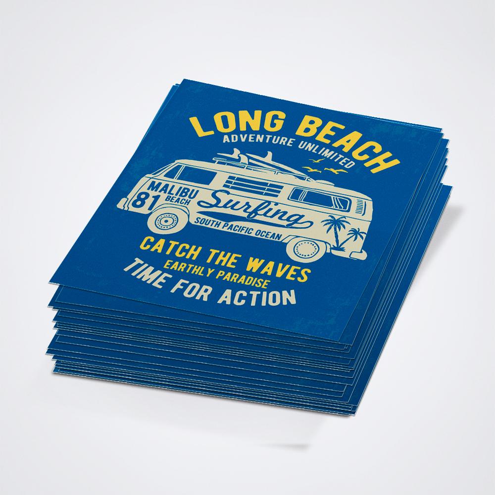 Zap! Creatives Square Stickers - Quantity 50