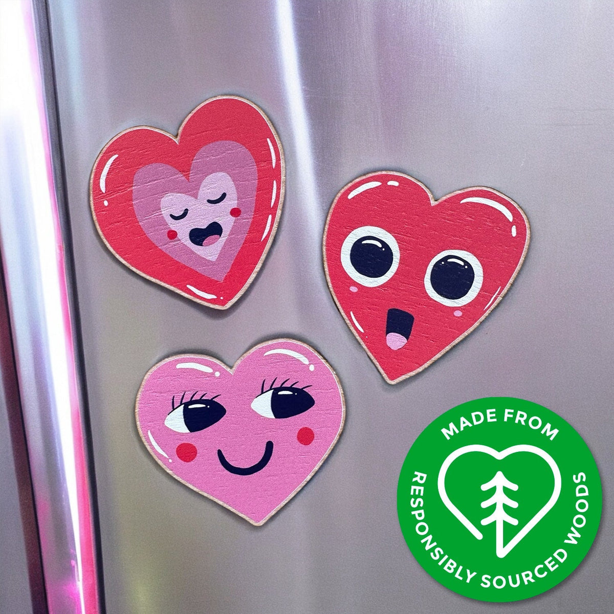 Zap! Creatives Wood Magnets