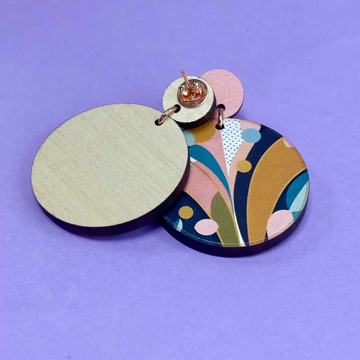Zap! Creatives Wooden Earring Charms - 20 Pairs