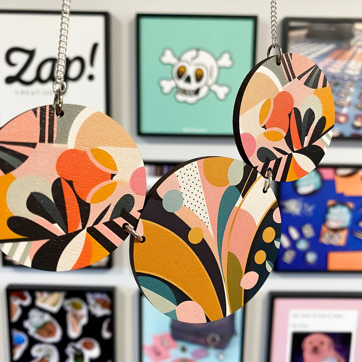Zap! Creatives Wooden Necklace Charms