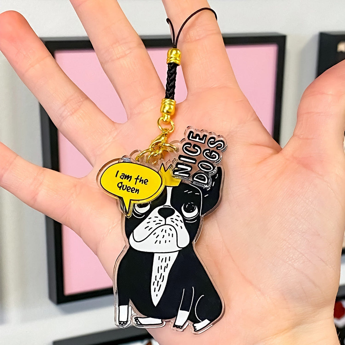Zap! Creatives Clear Acrylic Phone Charms