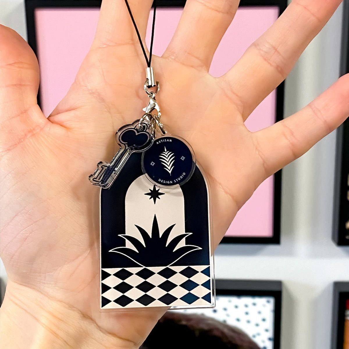 Zap! Creatives Clear Acrylic Phone Charms
