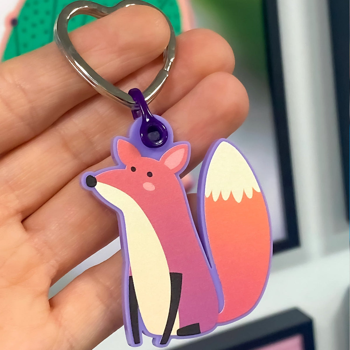 Zap! Creatives Coloured Acrylic Keychains