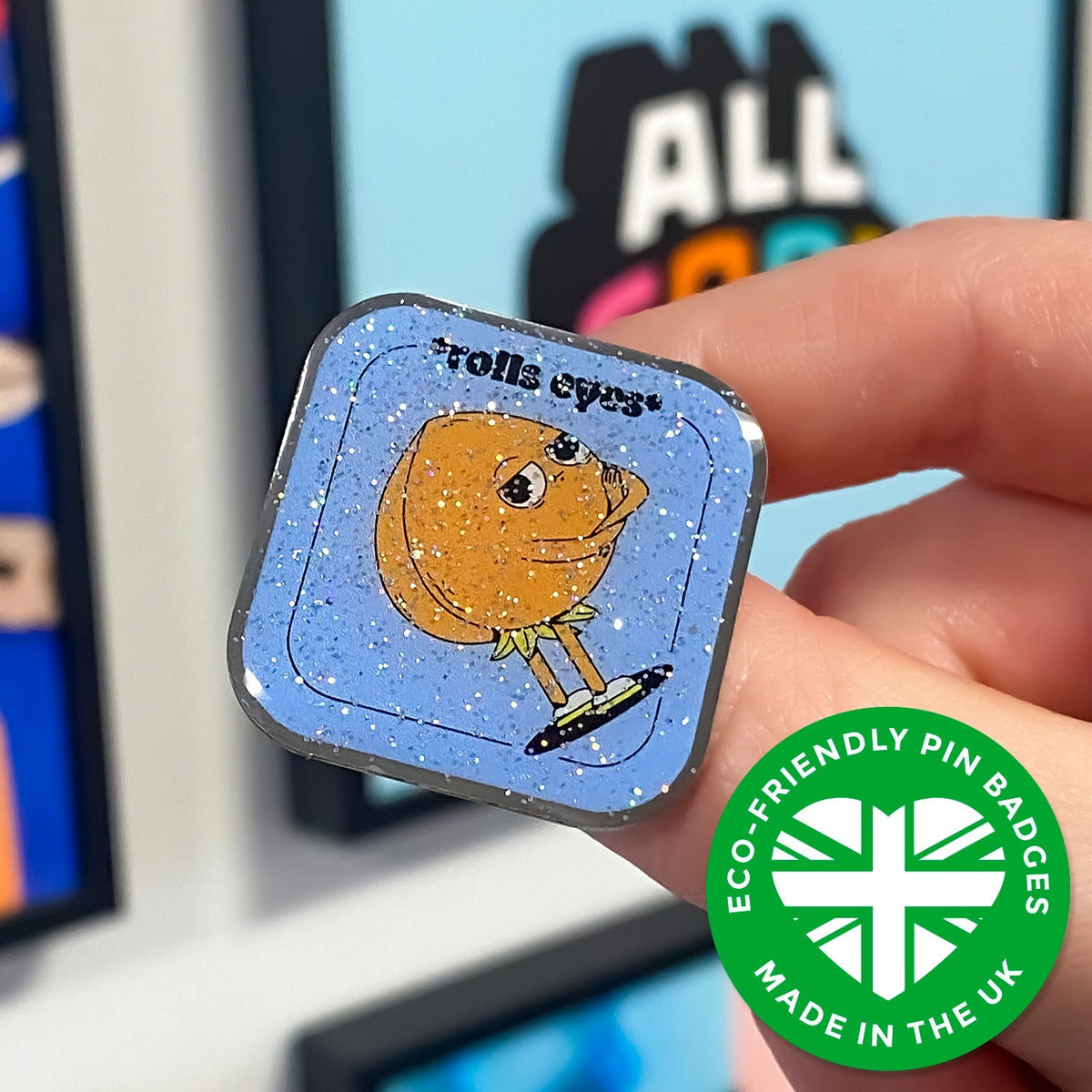 Zap! Creatives Eco Metal Pin Badges