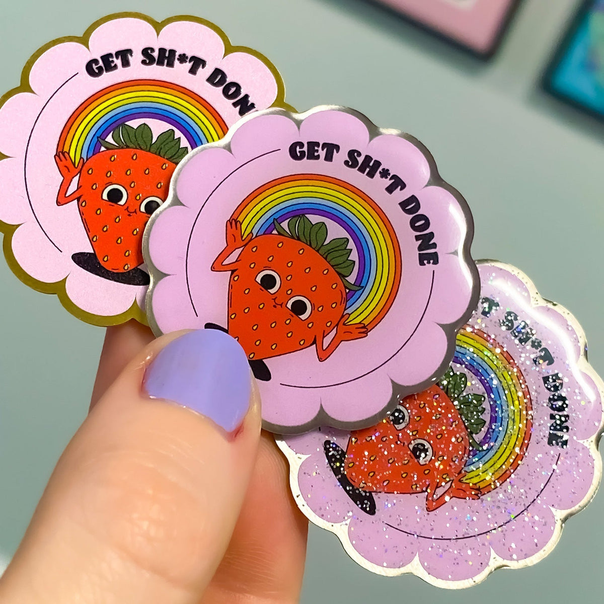 Zap! Creatives Eco Metal Pin Badges
