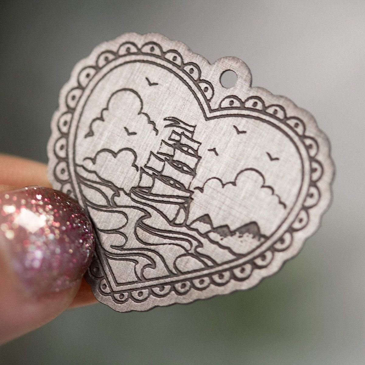 Zap! Creatives Engraved Metal Charms