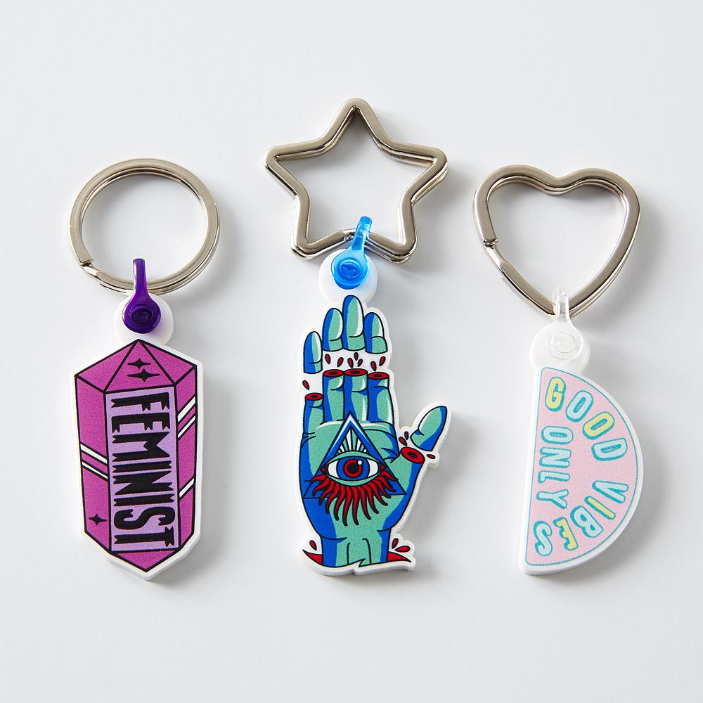 Zap! Creatives Frosted Acrylic Charms
