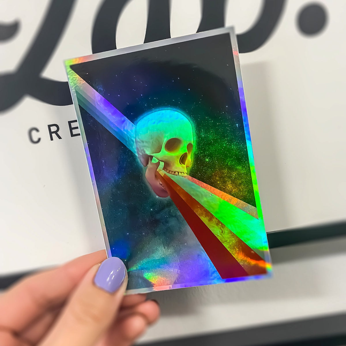 Zap! Creatives Iridescent Holographic Stickers