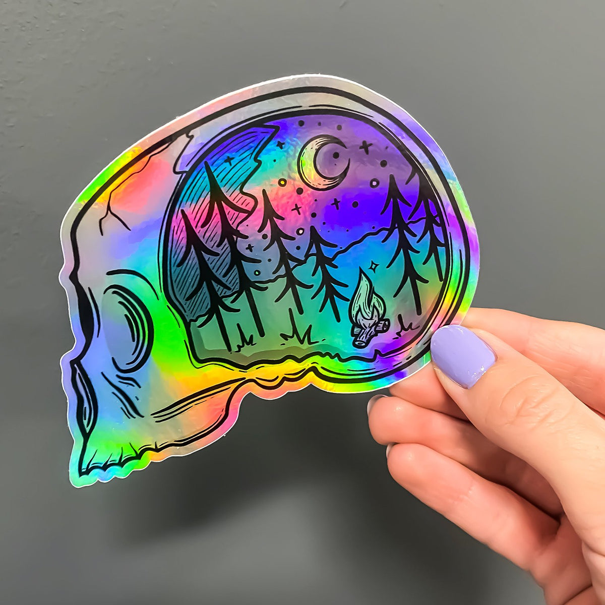 Zap! Creatives Iridescent Holographic Stickers