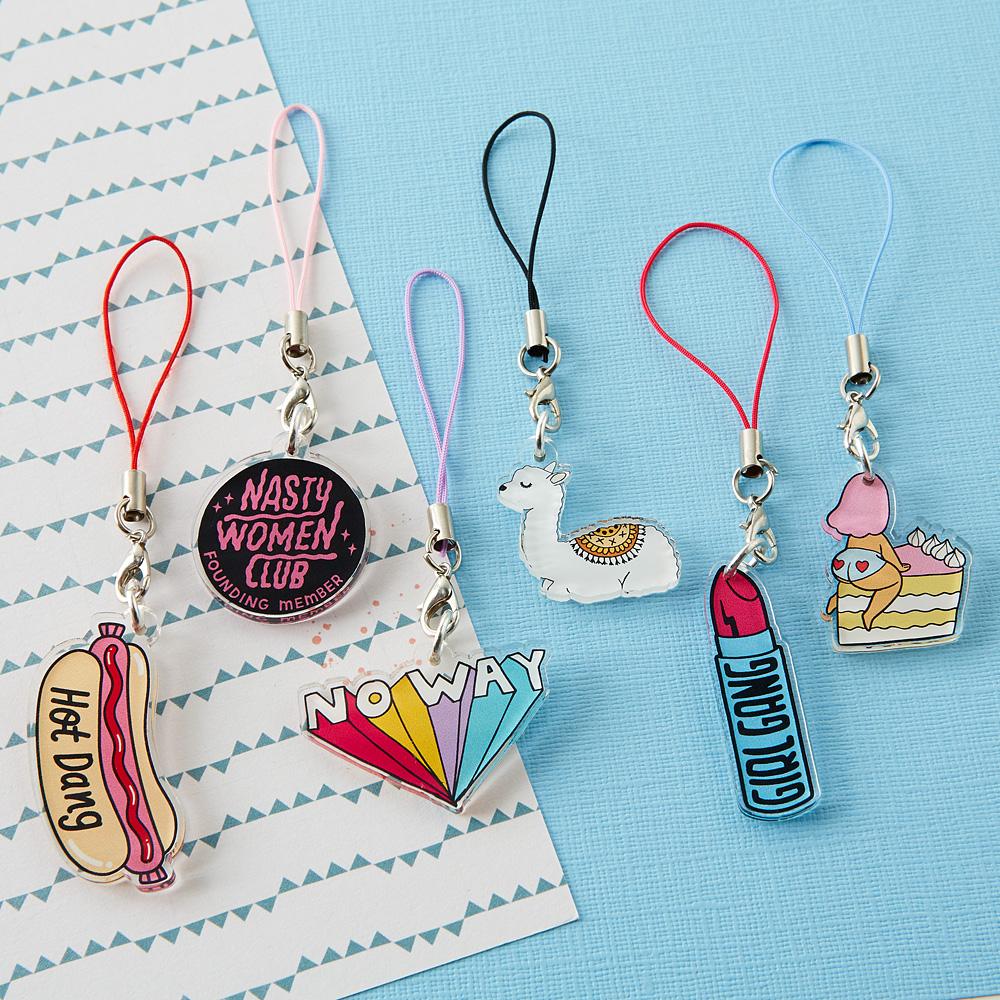 Zap! Creatives Metallic Acrylic Charms