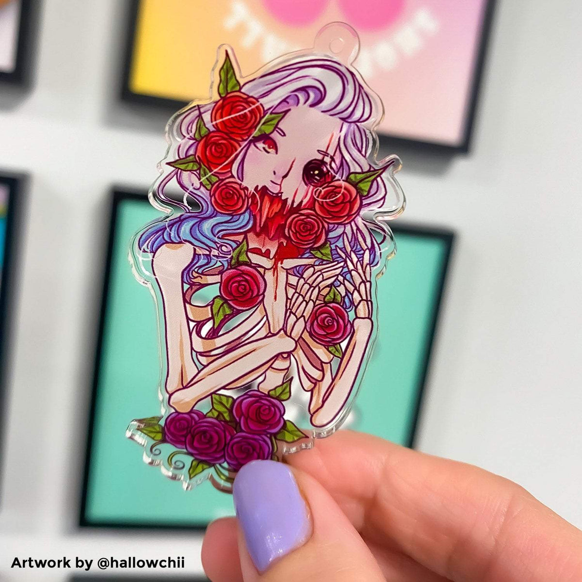 Zap! Creatives Printed Clear Acrylic Charms
