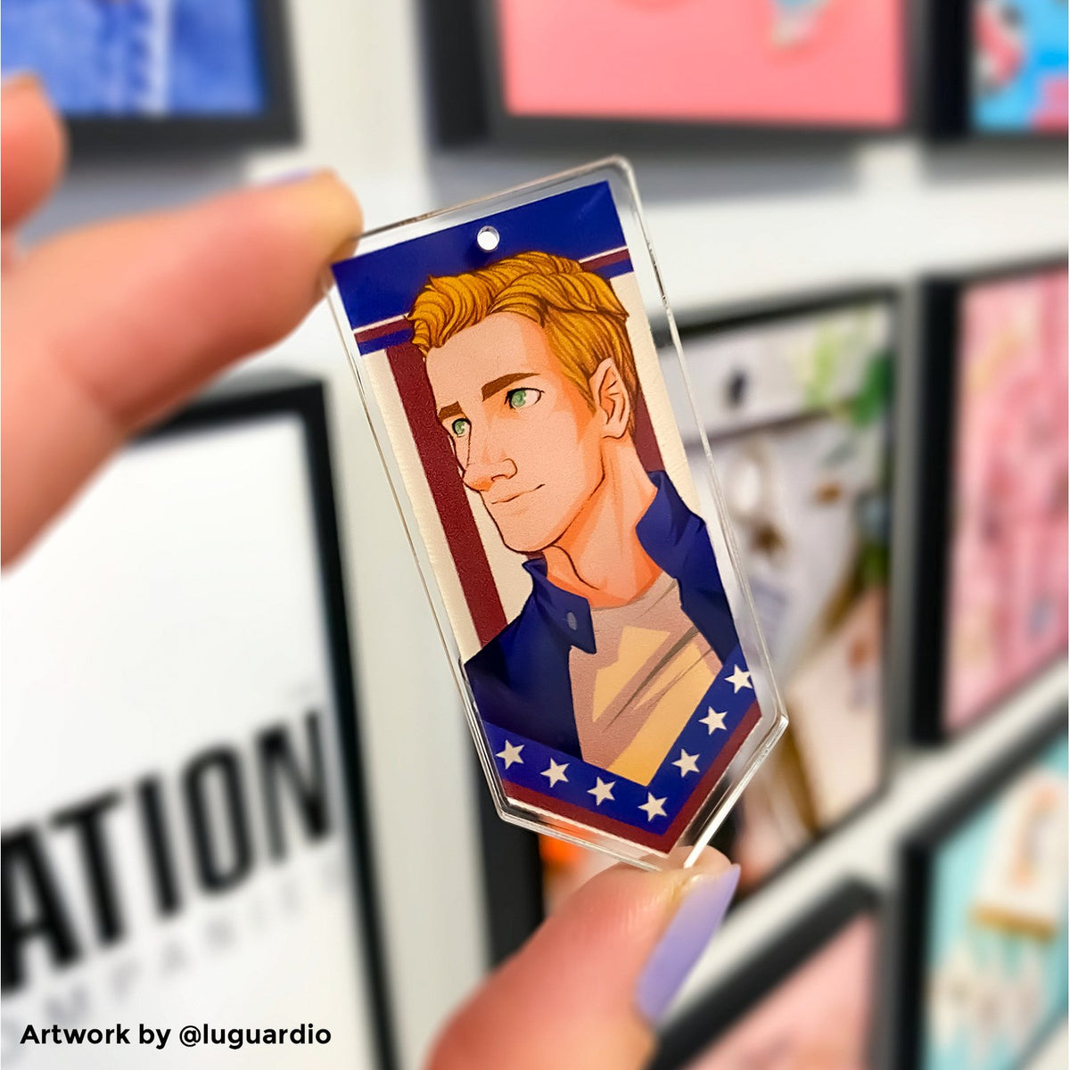 Zap! Creatives Printed Clear Acrylic Charms