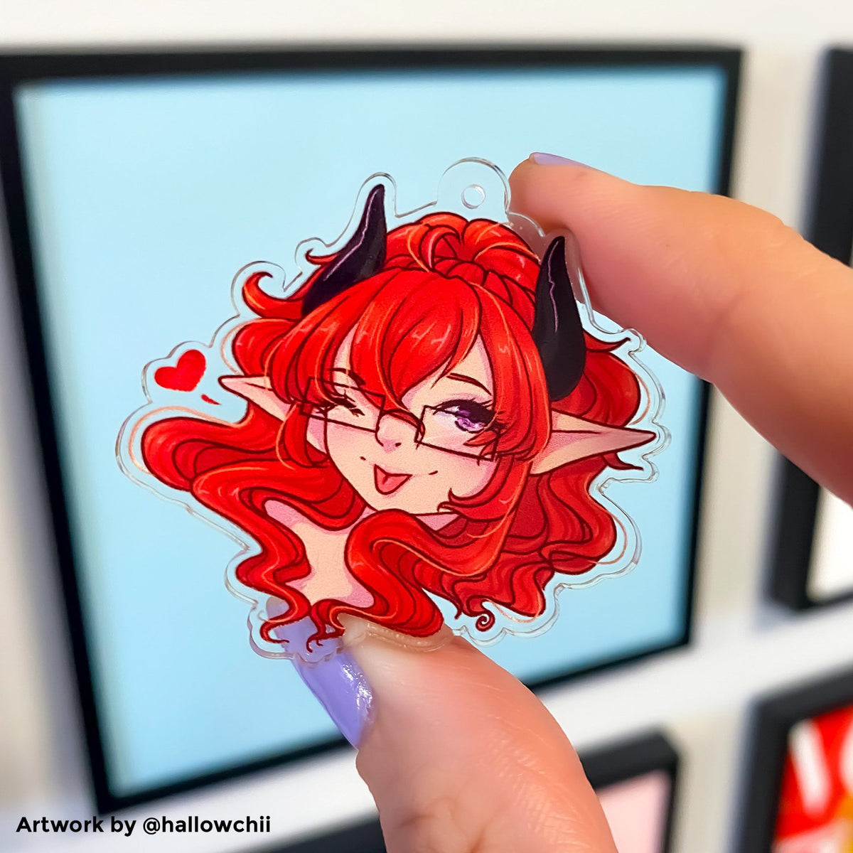 Zap! Creatives Printed Clear Acrylic Charms