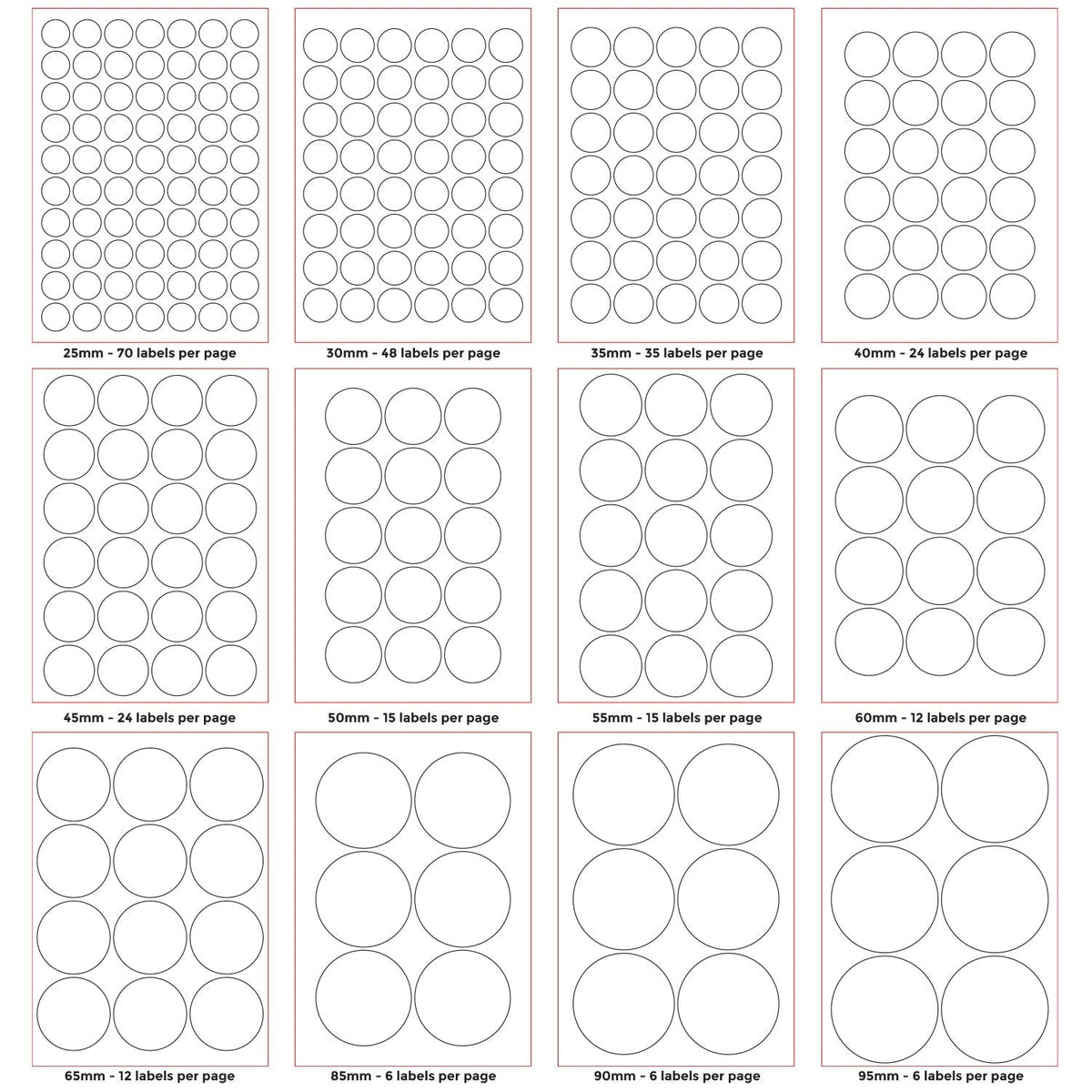 Zap! Creatives Round Vinyl Labels