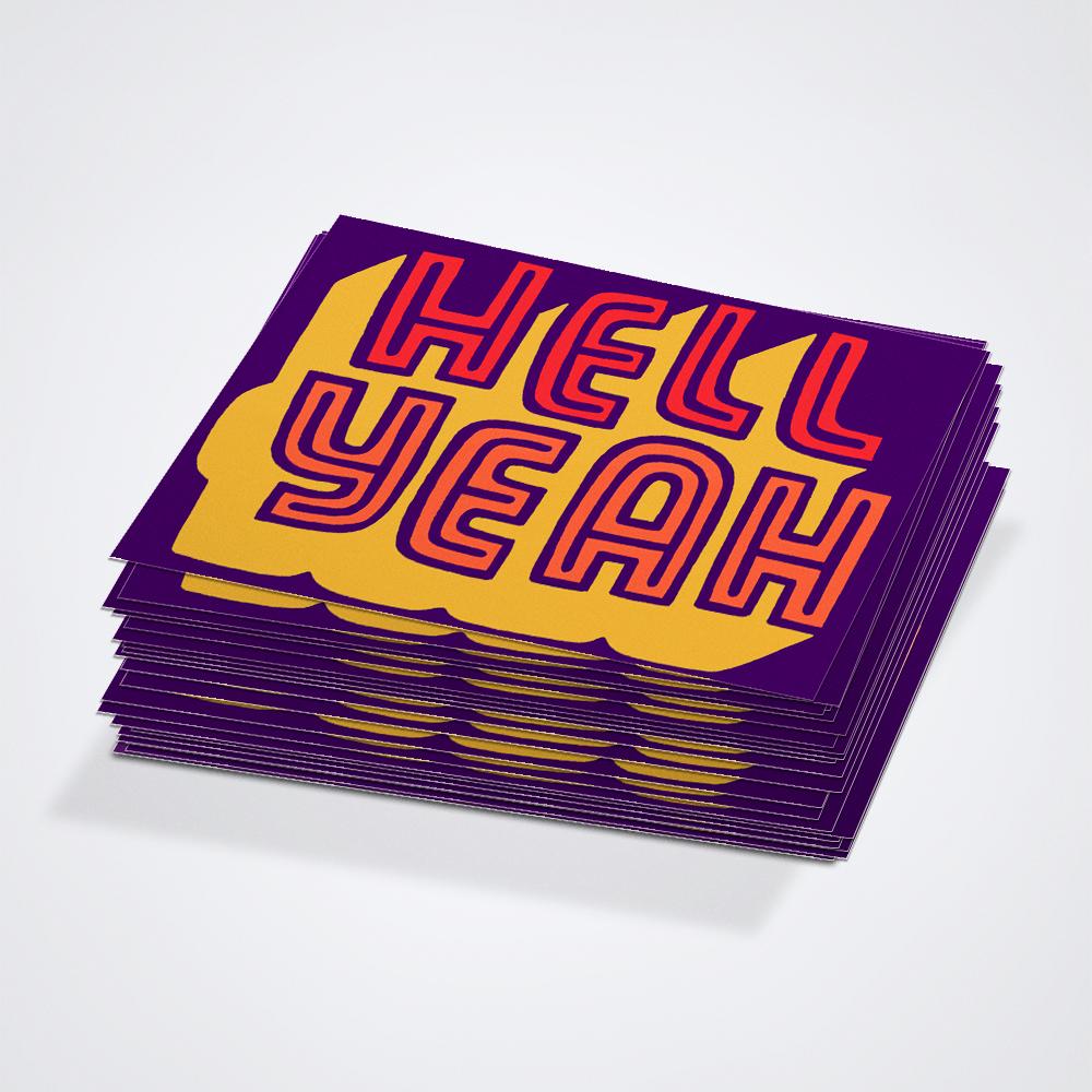 Zap! Creatives Square Stickers