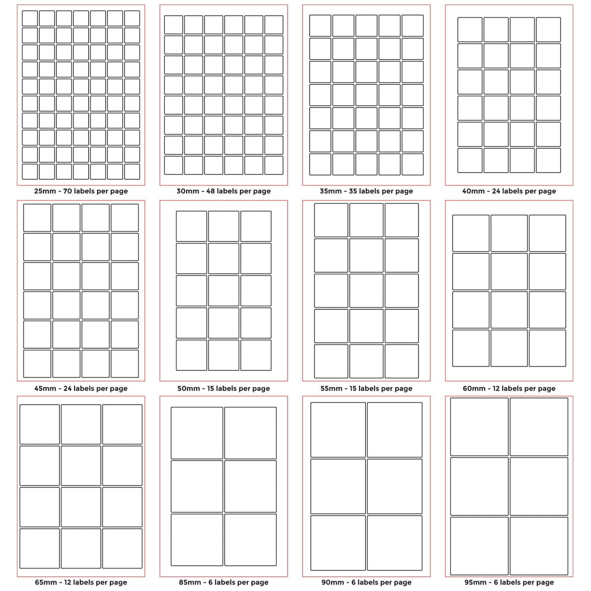 Zap! Creatives Test Square Labels