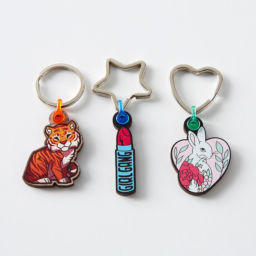 Zap! Creatives Wood Charms