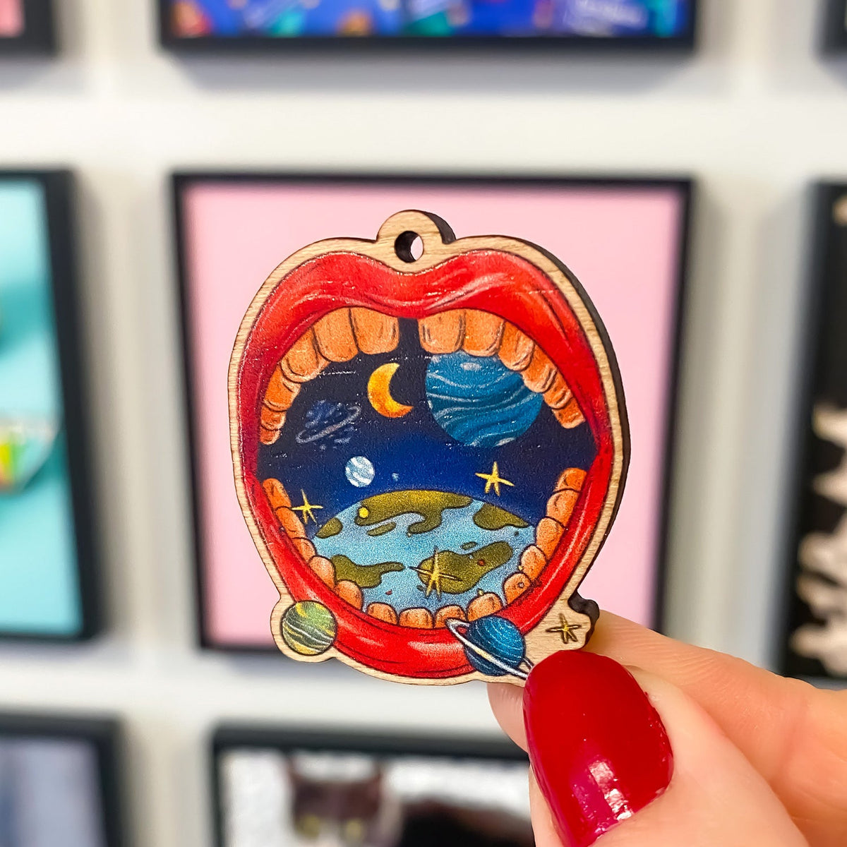 Zap! Creatives Wood Charms