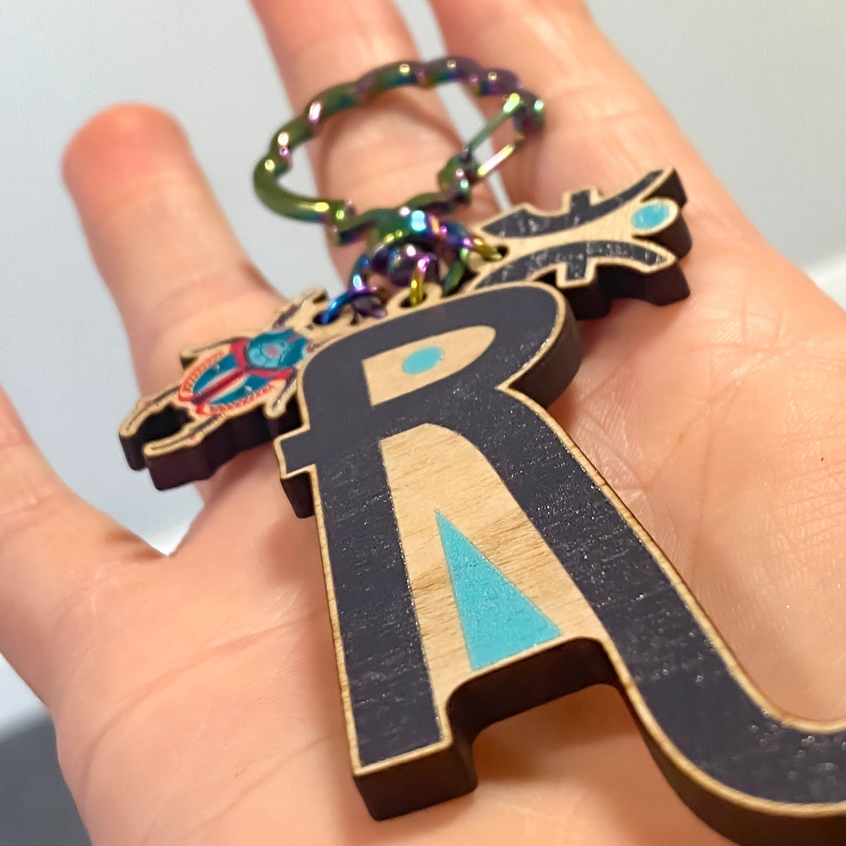 Zap! Creatives Wood Keychains