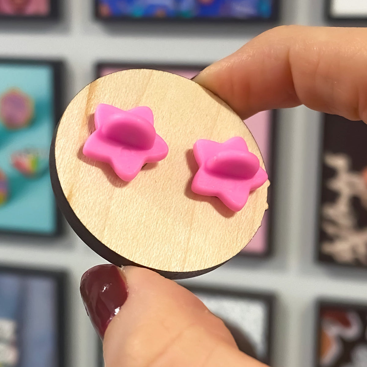 Zap! Creatives Wooden Pin Badges