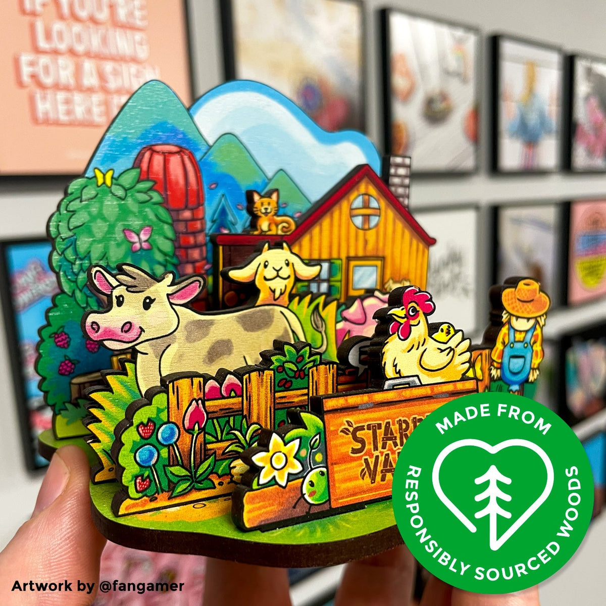 Zap! Creatives Wooden Standee