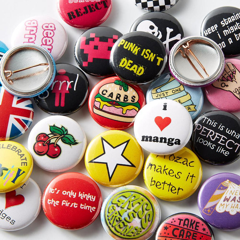 How to make custom button badges