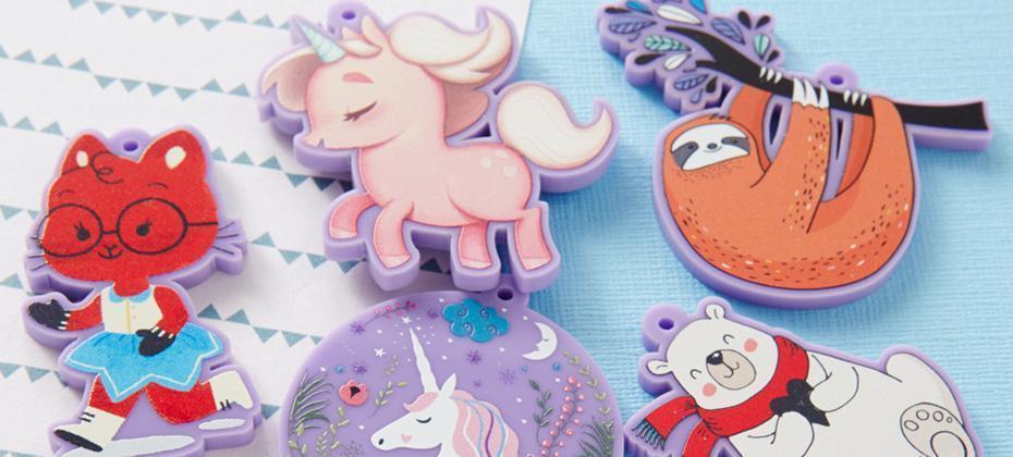 How to create printed opaque acrylic charms using Paint Tool SAI