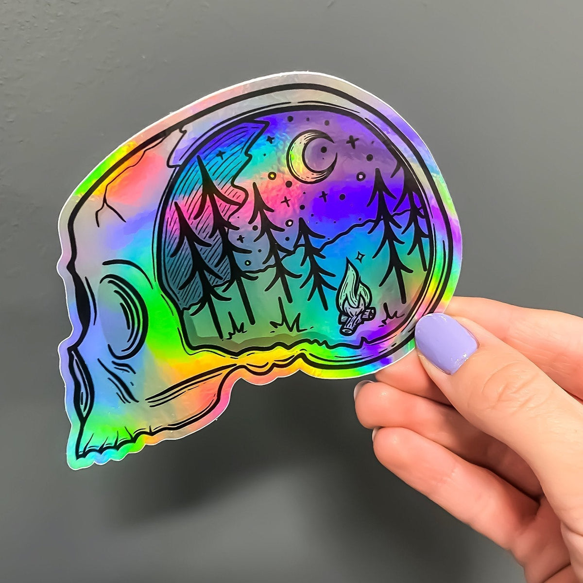 How to create iridescent stickers using Illustrator