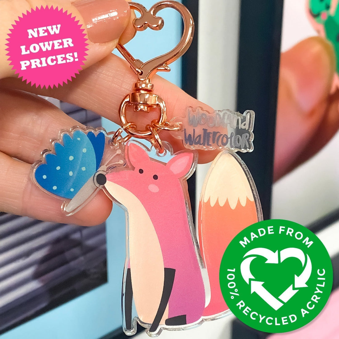 How to create printed clear acrylic keyrings using Photoshop