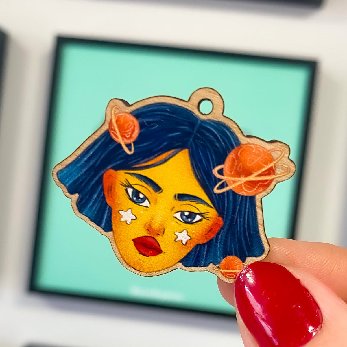 How to create printed wooden charms using Adobe Photoshop