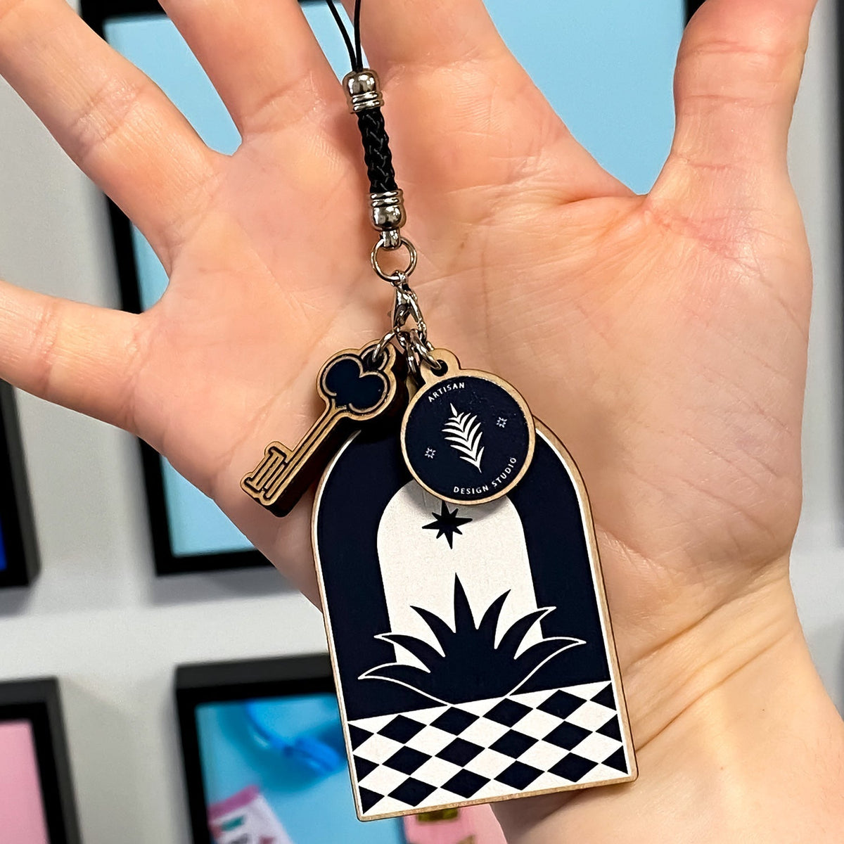 How to create printed wooden keyrings using Paint Tool SAI