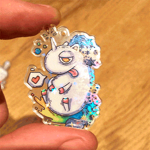 Holographic Acrylic Charms