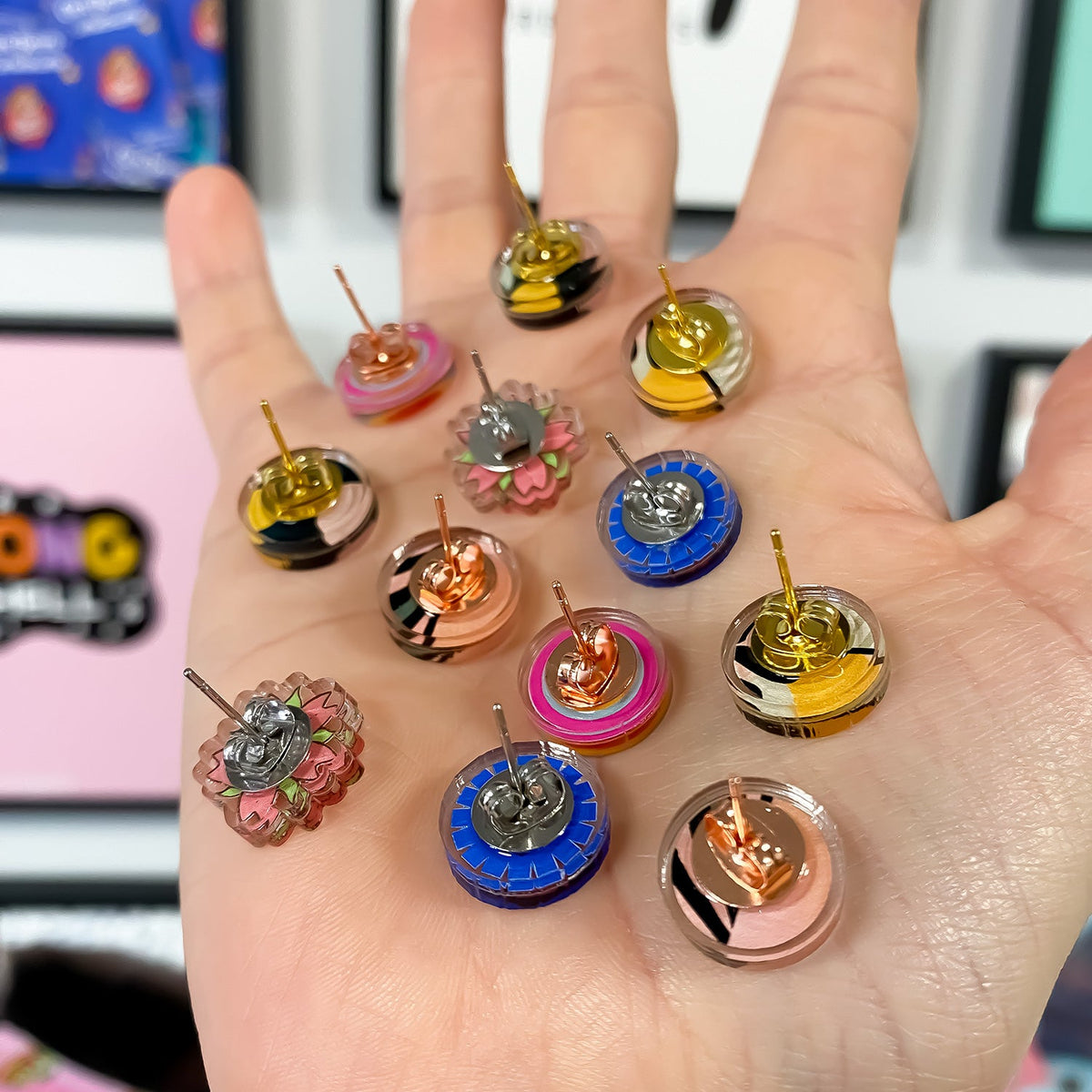 Zap! Creatives Acrylic Earring Charms - 20 Pairs