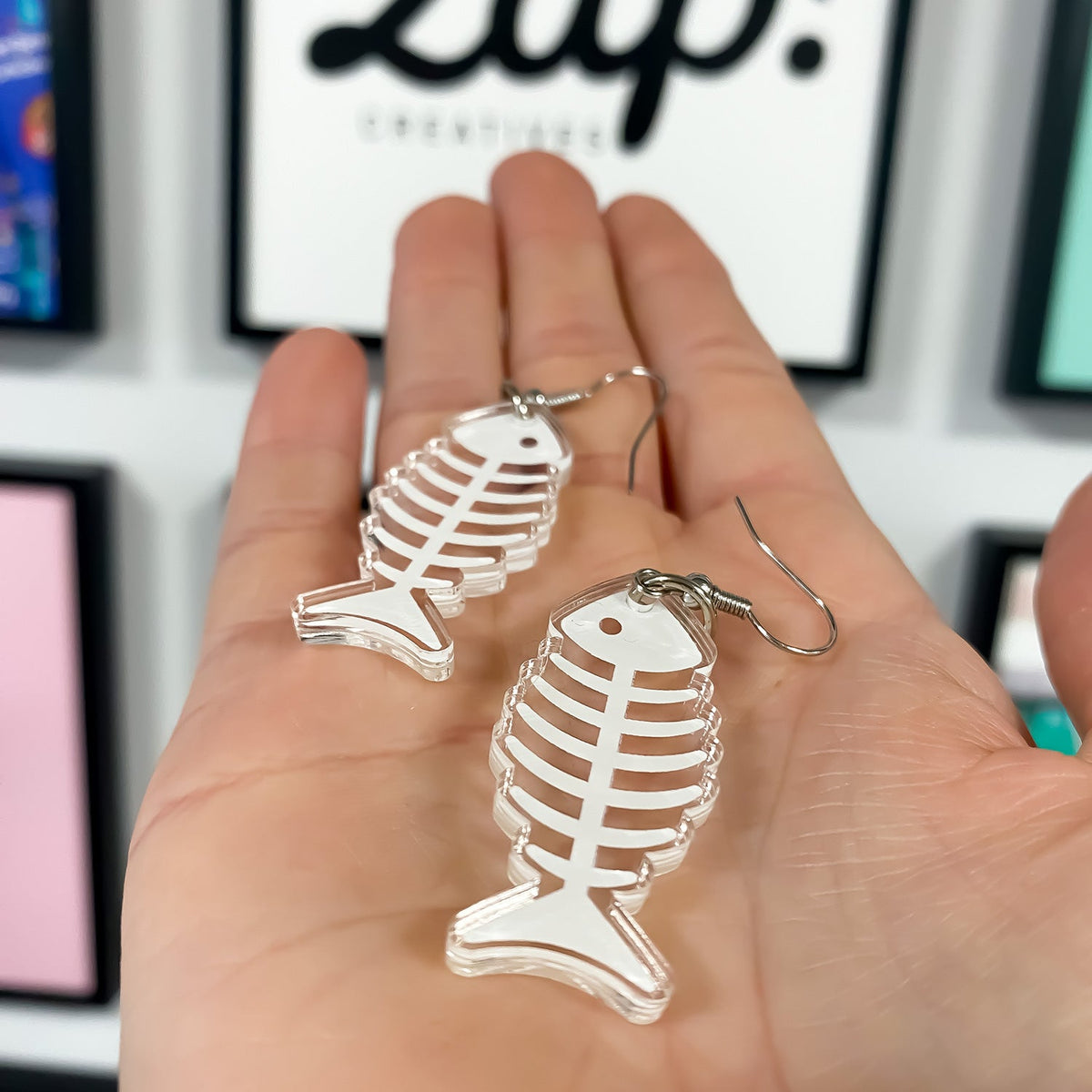 Zap! Creatives Acrylic Earring Charms - 20 Pairs