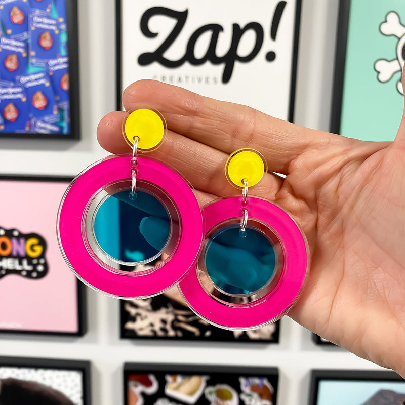 Zap! Creatives Acrylic Earring Charms - 20 Pairs